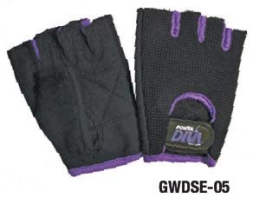 Перчатки для фитнеса и тренировок Raw Power Women's Power Diva  (Черно-фиолетовый)