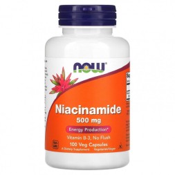 Витамин В3 (никотиновая кислота) NOW Niacinamide   (100 caps)