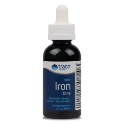 Комплексы витаминов и минералов Trace Minerals Ionic Iron 22 mg   (56 мл)
