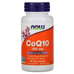 БАДы для мужчин и женщин NOW CoQ10   (90c.)