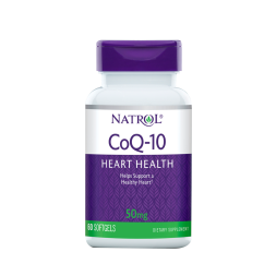 БАДы для мужчин и женщин Natrol CoQ-10 50 мг  (60 капс)