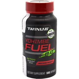 Препараты для повышения тестостерона Twinlab Yohimbe Fuel  (100 капс)
