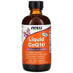 БАДы для мужчин и женщин NOW CoQ10 Liquid   (118ml.)