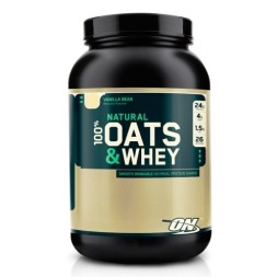 Комплексный протеин Optimum Nutrition 100% Natural Oats &amp; Whey  (1350 г)