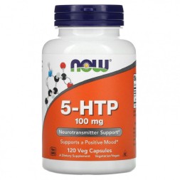 БАДы для мужчин и женщин NOW 5-HTP 100 мг  (120 капс)